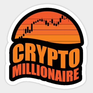 Crypto Millionaire Sticker